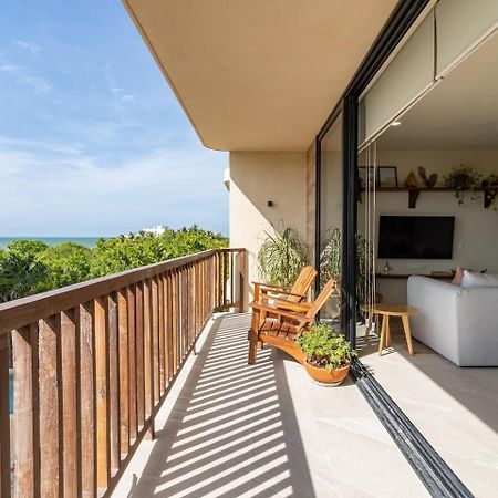 Hermoso Departamento Con Vista Al Mar Isla Holbox Luaran gambar