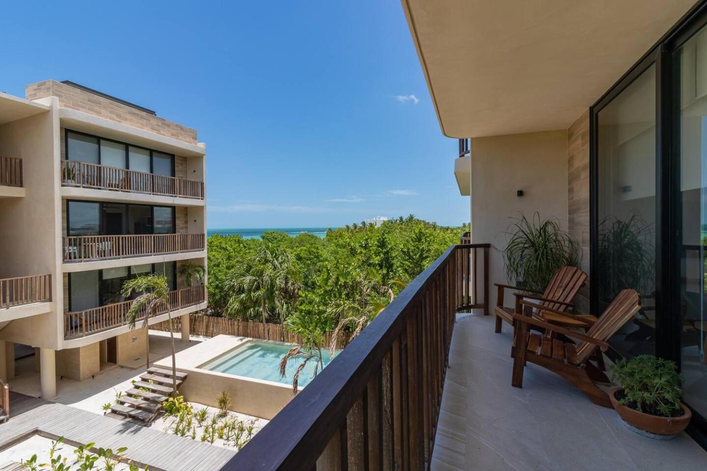 Hermoso Departamento Con Vista Al Mar Isla Holbox Luaran gambar