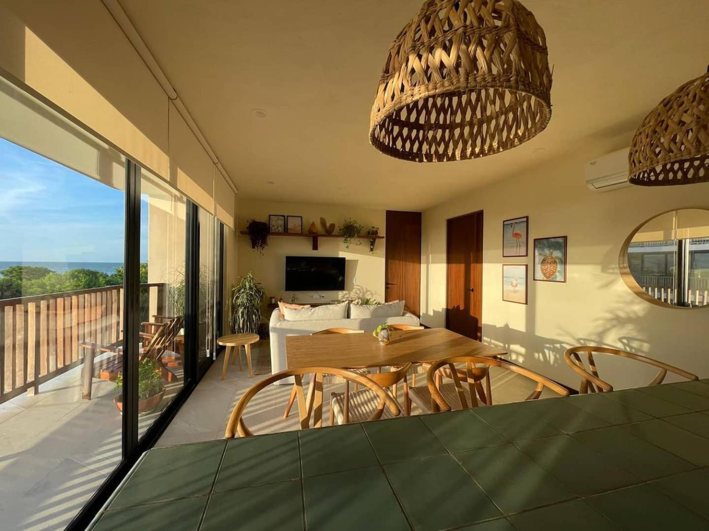 Hermoso Departamento Con Vista Al Mar Isla Holbox Luaran gambar