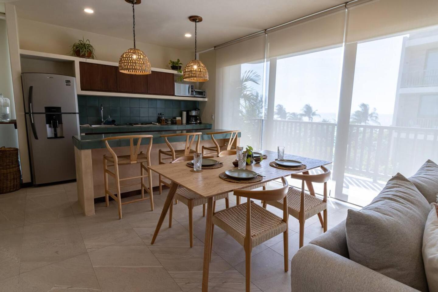 Hermoso Departamento Con Vista Al Mar Isla Holbox Luaran gambar